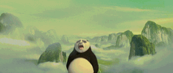 Hard Work Kung Fu Panda Fire GIF