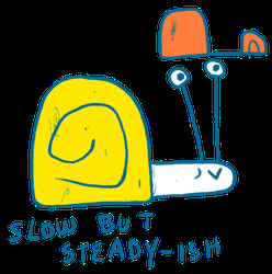 Hard Work Snail Slow But Steady GIF