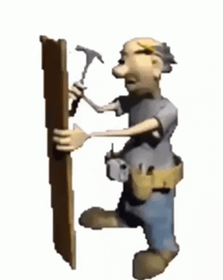 Hardworking Animated Man GIF