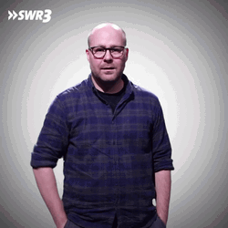 Hardworking Bald Guy GIF