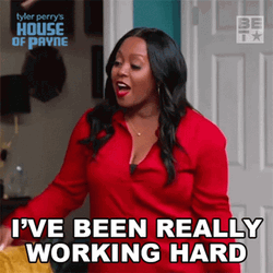 Hardworking Tyler Perry GIF