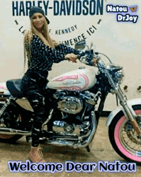 Harley Davidson Happy Birthday Natou GIF