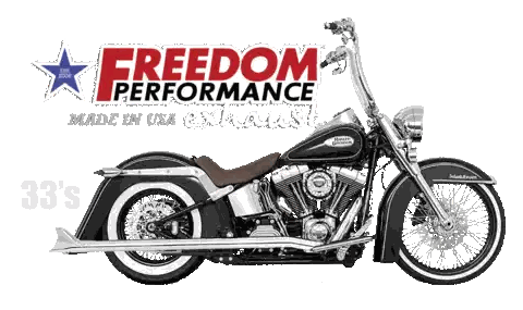 Harley Davidson Motorcycle Freedom Performance Sticker