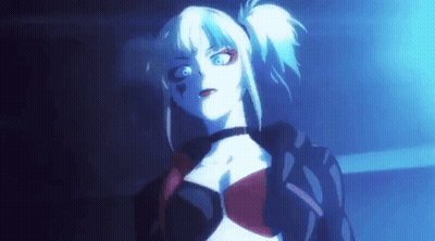 Harley Quinn Looking Serious GIF