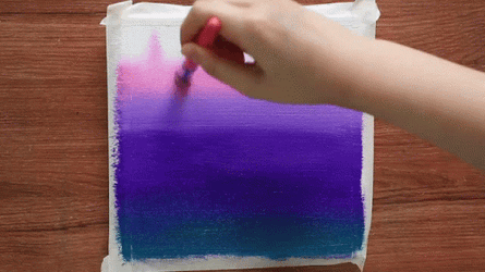 Harmonious Gradient Water Color Art GIF