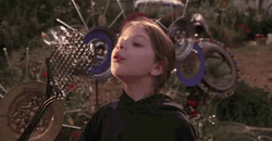Harriet The Spy Making Bubbles GIF