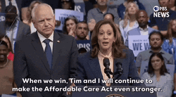 Harris Walz When Won Make Affordable Care Act GIF