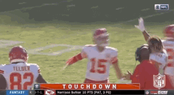 Harrison Butker Kicking Superstar Proud Teammates GIF