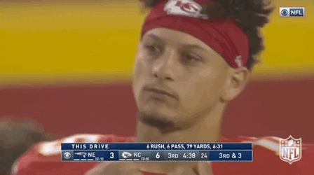 Harrison Butker Sad After Missed Kick GIF