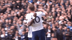 Harry Kane Celebration Huddle With Teammates GIF