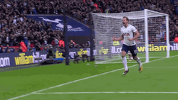 Harry Kane Running After Scoring Goal GIF