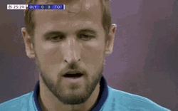 Harry Kane Sweating While Sighing GIF