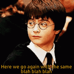Harry Potter Eye Roll Meme GIF