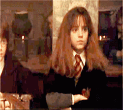 Harry Potter Hermione Raising Hand GIF