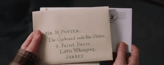 Harry Potter Hogwarts Letter GIF