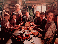 Harry Potter Joining Weasley Family Dinner GIF