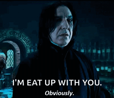 Harry Potter Says I'm Eat Up With You Obviously GIF