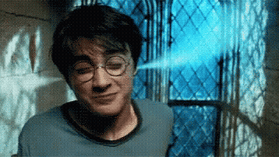 Harry Potter Smiling In Front Of Window GIF