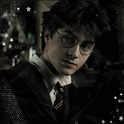 Harry Potter Stands In Front Of A Group Of Students GIF