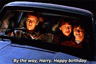 Harry Potter With Ron Weasley Happy Birthday GIF
