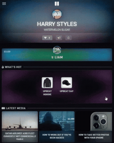 Harry Styles Watermelon Sugar On Radio GIF
