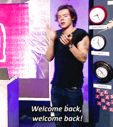 Harry Styles Welcome Back