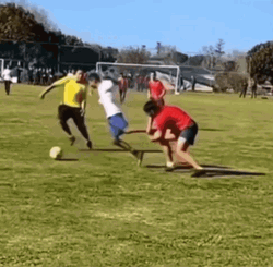 Harsh Kids Playing Wild Futbol GIF