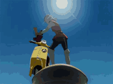 Haruko Haruhara Anime Aesthetic Flcl GIF
