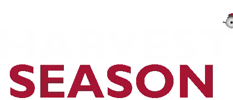 Harvest Logo With Red Tractor Sticker