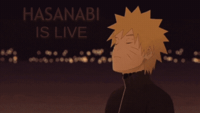 Hasanabi Is Live Naruto Poster GIF