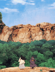 Hashirama Senju And Madara On Mountain GIF
