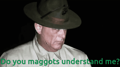 Hat Man Saying Do You Maggots Understand Me GIF