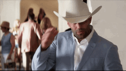 Hat Tip Jason Statham GIF