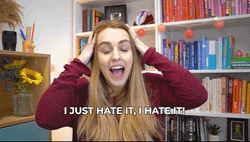 Hate Hate Hate Hannah Witton GIF