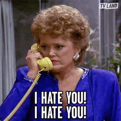 Hate Hate Hate Rose Nylund On The Phone GIF