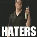 Haters Gonna Hate I Don't Care GIF