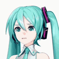 Hatsune Miku Disgusted Face