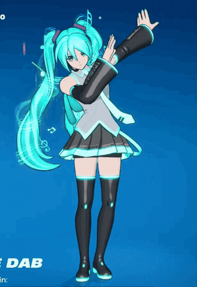 Hatsune Miku Doing Dab GIF