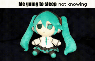 Hatsune Miku Doll With Headphones GIF