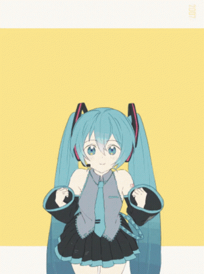 Hatsune Miku Drawing 2007 GIF