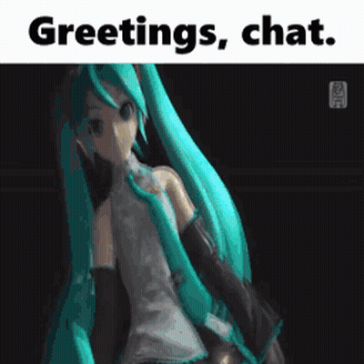 Hatsune Miku Greetings Chat GIF