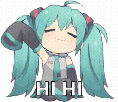 Hatsune Miku Hi Hi GIF