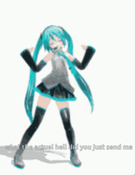  Hatsune Miku Skill Issue Vocaloid GIF