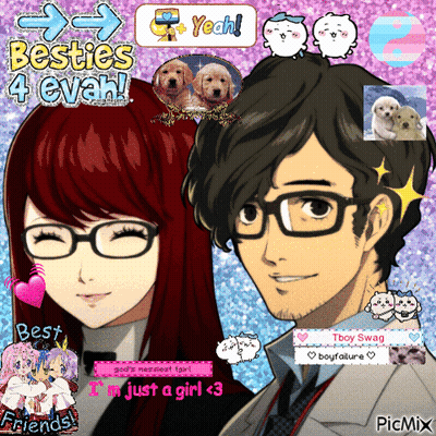 Hatsune Miku Smiling Holding Hands Together With Tie GIF