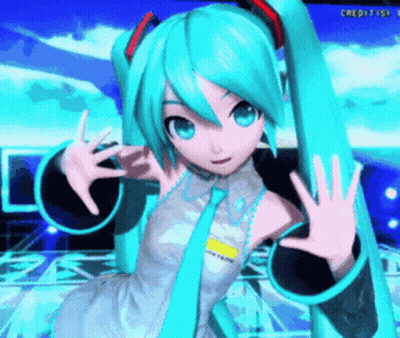 Hatsune Miku Video Game Character GIF
