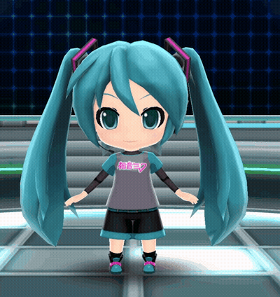 Hatsune Miku Wearing Shirt GIF
