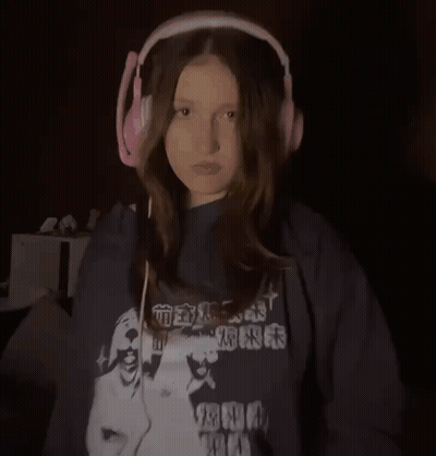 Hatsune Miku With Green Hair And White Shirt GIF