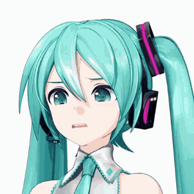 Hatsune Miku With Headphones GIF
