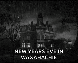 Haunted House In Rainy Season GIF