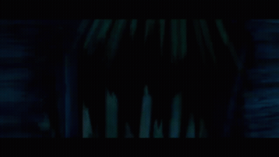 Haunted House Surrounded By Trees And Fence At Night GIF